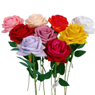 #1012 Pointed Velvet Rose Stem