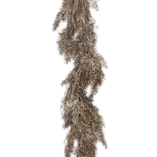 #3082  Glitter Leaf Garland